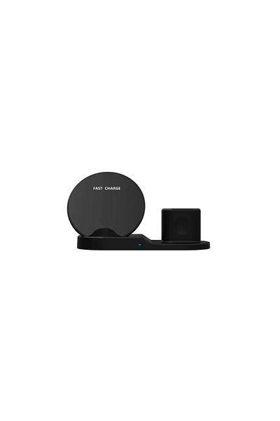 SIKS Încărcător wireless universal rapid 3 în 1, stație de încărcare pentru telefon, Airpods, ceas inteligent