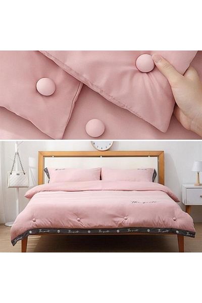 STOREMAX Sellbuystore 4 Pieces Mushroom Model Quilt Cover and Sheet Holder Stabilizer 1053513