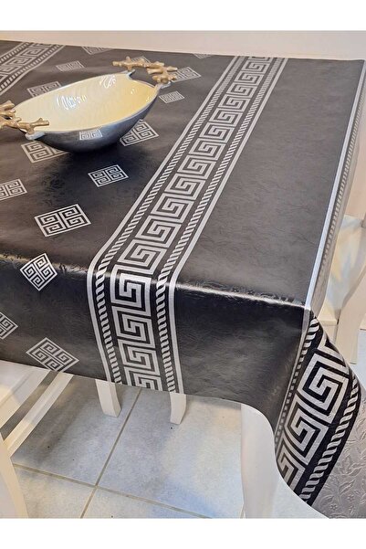 Başak Ev Tekstili Fiber PVC Oilcloth - Patterned Removable Tablecloth