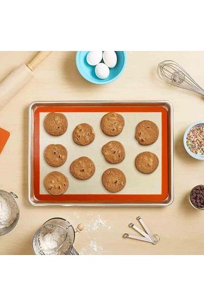 STOREMAX Mrttnca Home Silicone Baking Mat, Washable Fireproof Pastry Oven Mat - Heat Resistant