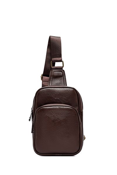 Derimod Men's Brown Mini Crossbody Bag 25Sbd300518