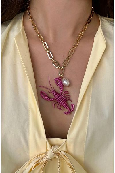 luxyansımalar Lobster Necklace