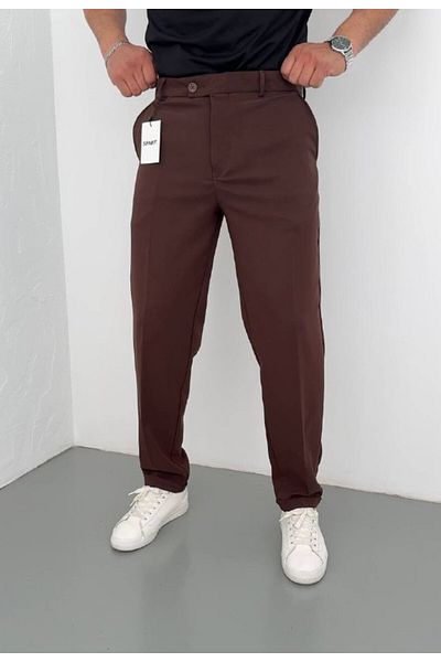REX MODA Men's Old Money Double Fabric Trousers