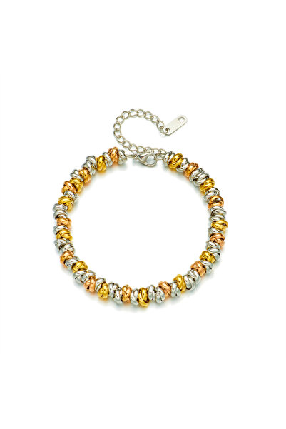 Choice1 B672 DIEYURO 316L Stainless Steel Gold Color Annularity Bracelet For ...