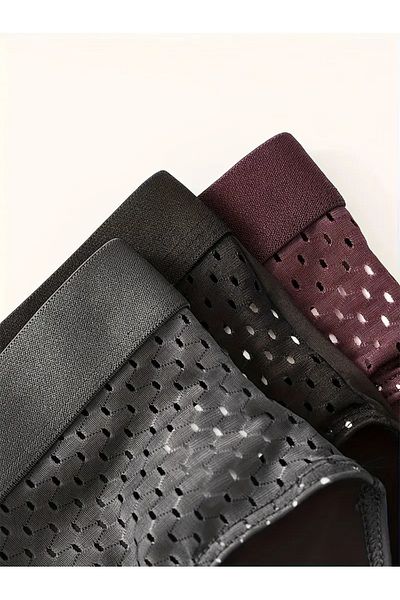 Bare & Bold Comfortable Slip for Men, High Elasticity, Solid Color, Breathable, Polyester Elastane