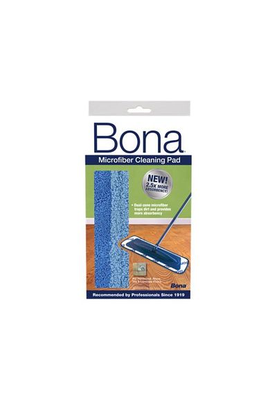 Generic BONA 3-Piece Microfiber Cleaning Pad Blue 16.5inch