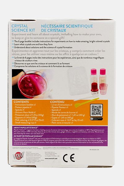 Popular Science Unicorn Crystals Starter Science Kit, Pink