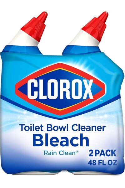 Clorox منظف المرحاض، منظف المطر - 24 أونصة، عبوة من قطعتين (قد تختلف العبوة)