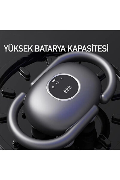 Şarjlı 4 Başlıklı Masaj Aleti Fonksiyonel Masaj Aleti Boyun Masaj Aleti Sırt Tüm Vücut Masaj Aleti
