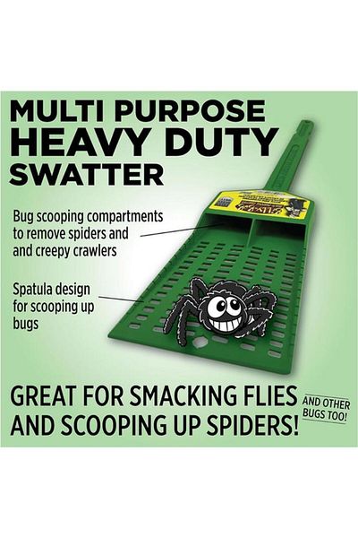 Generic Billy Bobs Multi-Purpose Heavy Duty Fly Swatter Assorted Color 18.5inch 41210