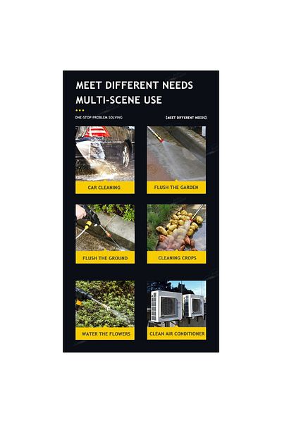 Generic Wireless High Pressure Power Washer with 48V Battery