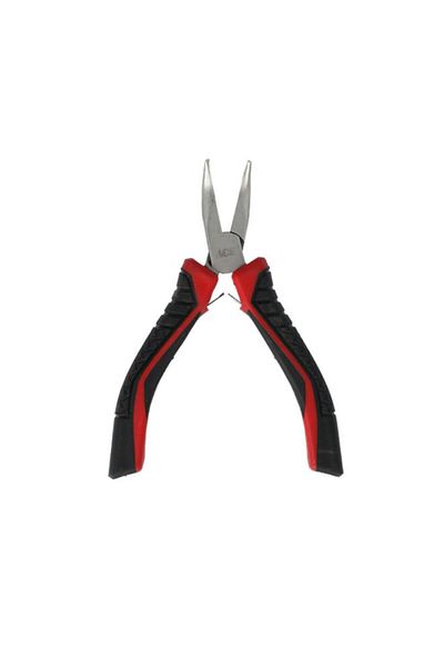 Generic كماشة ACE Precision Bent Nose ذات الأنف المنحني باللونين الأسود والأحمر مقاس 4.5 بوصة