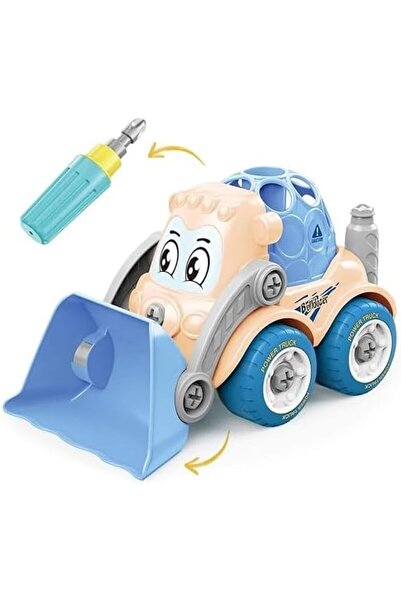 Other Take Apart Bulldozer Truck Cartoon Vehicle with Screw Driver Build & Pl...
