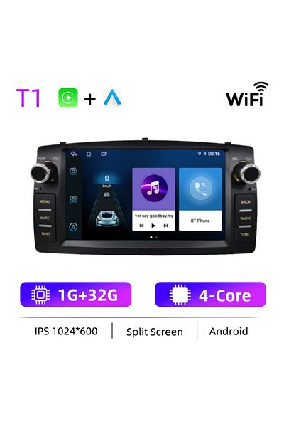 Choice 1G 32G Car Radio Android For Toyota Corolla E120 2003-2006 BYD F3 Carplay Multimedia 7'' Player 2Din