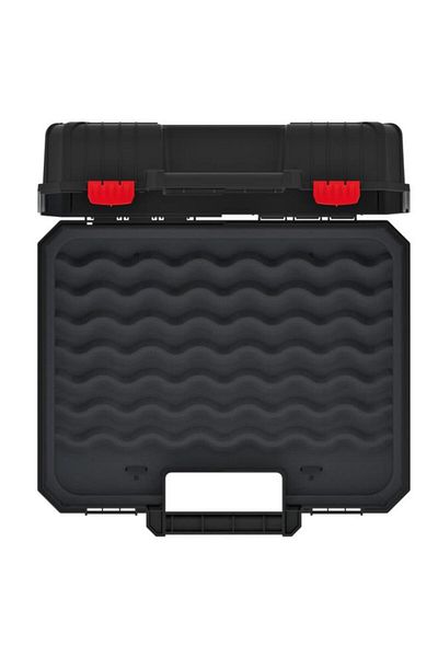 Generic Kistenberg 40 Heavy Duty Tool Case with Ergonomic Handle Black and Red