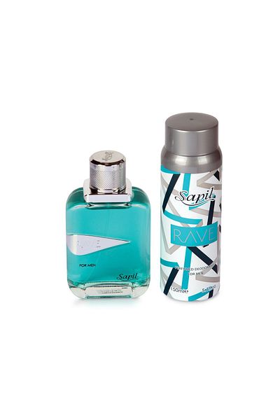 sapil EDT Rave 100 ml + Perfumed Deodorant Spray For Men 150 ml