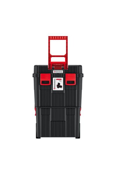 Generic Kistenberg Heavy Durable Mobile Tool Trolley with Dual Handle Black and Red 25kg