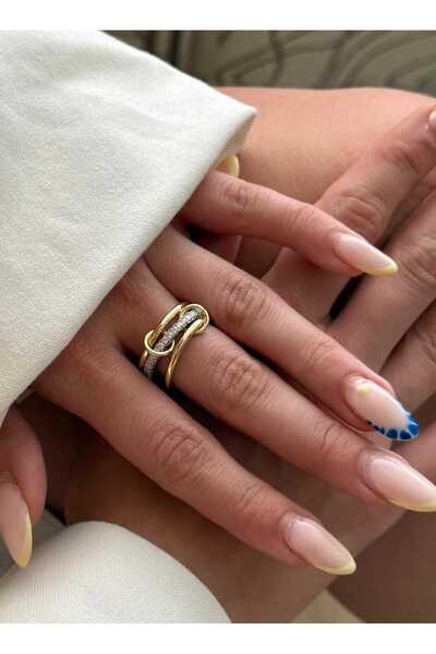 Bubbleatelier Çelik spinelli 3'lü yüzük ayarlanabilir