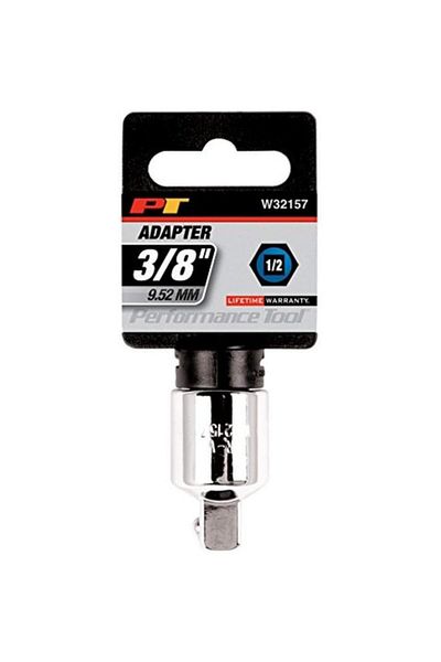 Generic Performance Tool Corrosion Resistant Female to Male Adapter Silver W32157