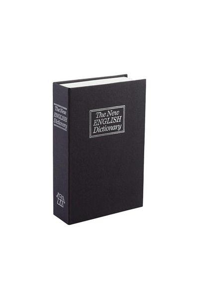 Generic StarTech Rectangular Shaped Combination Lock Diversion Book Safe Black 1.13kg RW-803A-C