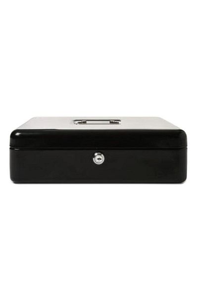 Generic StarTech High Quality Sturdy Flat Key Cash Box Black 1.7kg YFC-30 BLACK