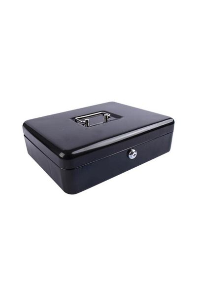 Generic StarTech High Quality Sturdy Flat Key Cash Box Black 1.7kg YFC-30 BLACK