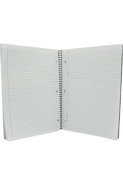 Roco Neon Black Single Ruled Notebook A4 - 100 Sheets (Arabic)