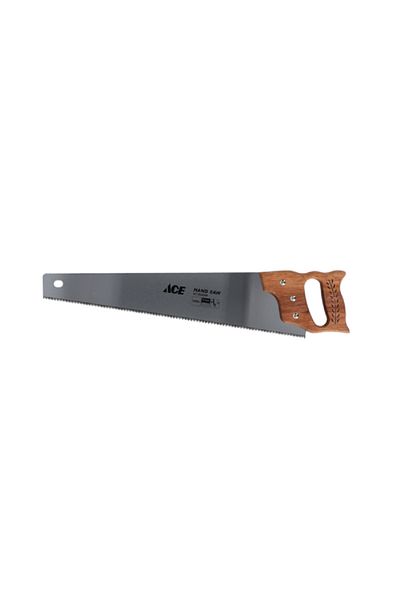 ACE 9-TPI Hardened and Tempered Hardwood Grip Crosscut Saw Silver and Brown 508mm