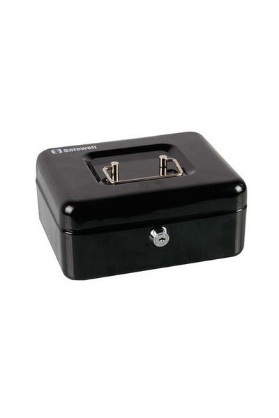 Generic StarTech Commercial Small Flat Key Cash Box Black 1kg YFC-20 BLACK