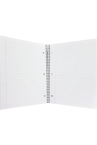 Roco Neon Light Grey Lined Notebook A4 - 200 Sheets