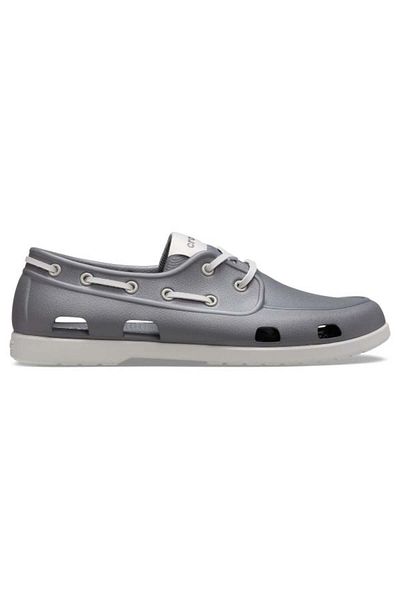 Crocs Men's Classic Boat Shoe 45-46 Eu - M11 Us Gray - Slate Grey/pearl White