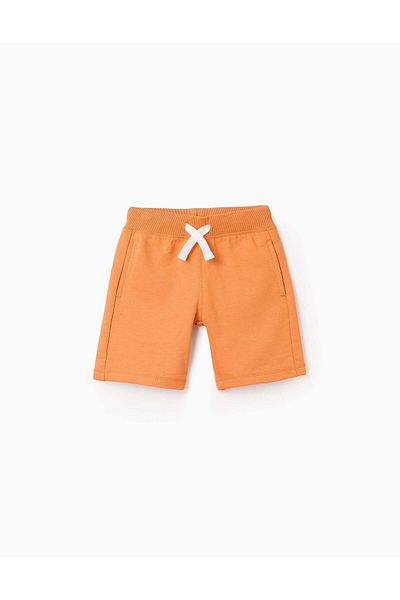 Ziddy Jogger Shorts for Boys, Orange