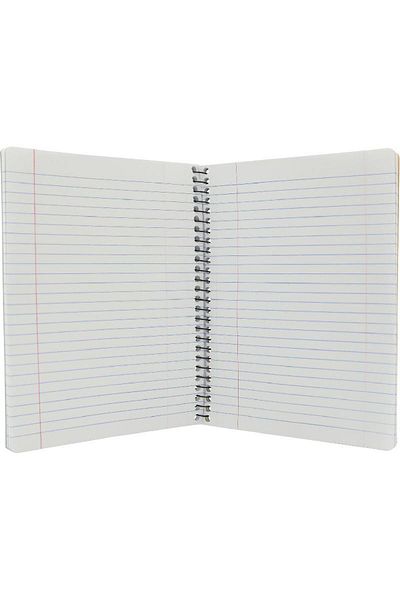 Roco Neon Royal Blue Single Ruled Notebook A5 - 100 Sheets (Arabic)