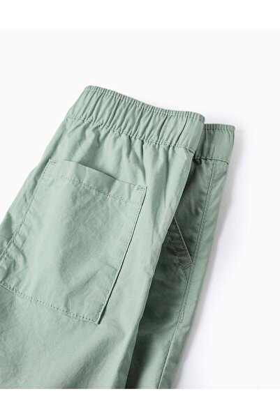 Ziddy Cotton Poplin Shorts for Boys 'Midi', Green