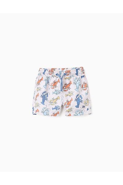 Ziddy Swim Shorts for Baby Boys 'Lobster', Beige