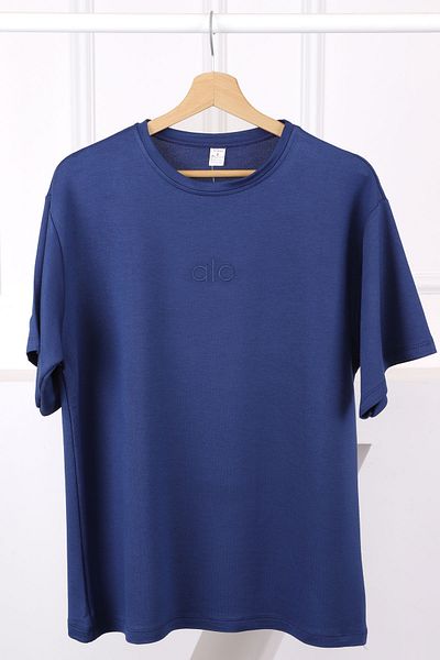 İmajButik Μπλουζάκι με κοντό μανίκι με κέντημα Navy Blue