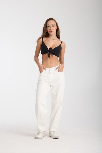 Store 100% Cotton High Waist Comfortable and Breathable Jeans