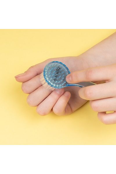 LUXORISE Perie pentru îndepărtarea prafului de unghii, LUXORISE, albastră