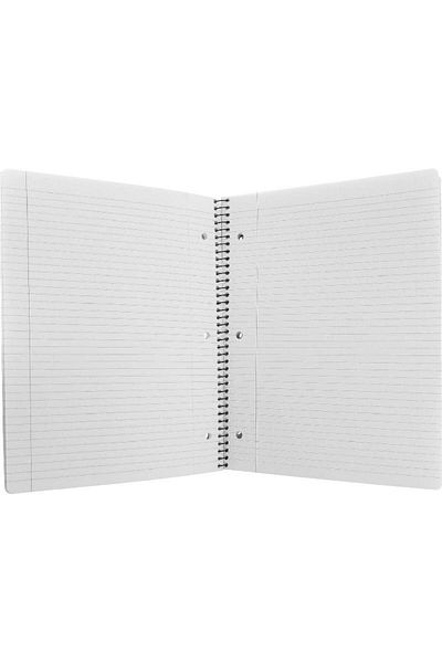 Roco Neon Green Lined Notebook A4 - 100 Sheets (200 Pages)
