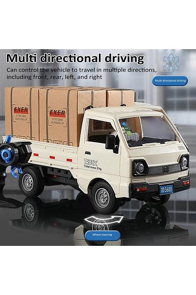 rexa Remote Control Car 1:16 Scale RC Transporter Pickup Truck 16x14x32 cm