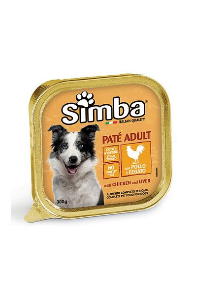 Simba Pate with Chicken and Liver Wet Dog Food - 300 g