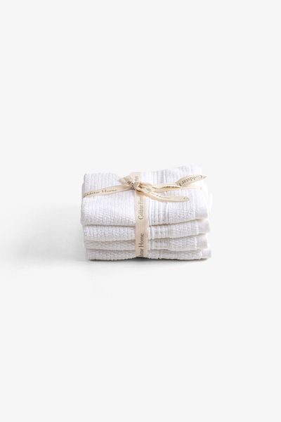 Goldstar Home Belva 4-Piece Hand Towel Set 30X30 Cream