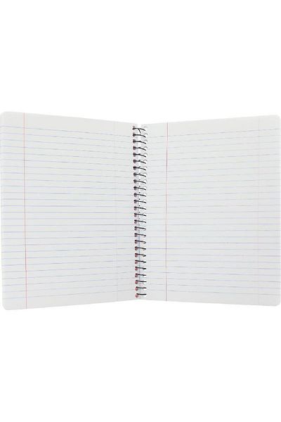 Roco Neon Light Grey Lined Notebook A5 - 100 Sheets