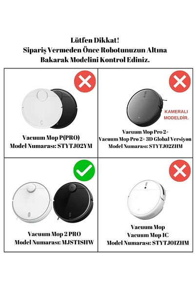 robotyedek Main Brush Cover Compatible for Xiaomi Mop 2 Lite (Mjstl)