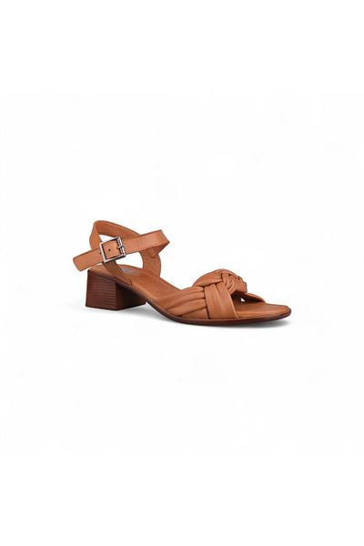 M.P. Women's Casual Sandals - Tan, Leather
