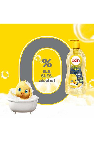 Dalin Comfort and Happy Baby Shampoo & Body Wash 700 ML