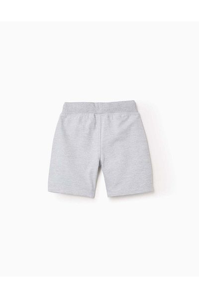 Ziddy Sweat Shorts for Boys, Grey