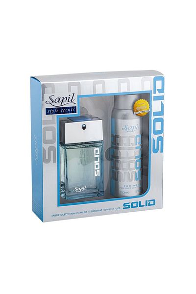 sapil EDT Solid For Men 100 ml + Deodorant Spray 150 ml