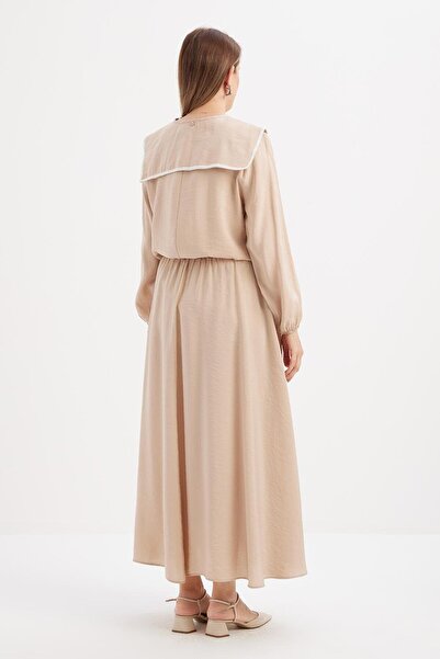 ALLDAY Μπεζ-Ελαστική Βασική Φούστα