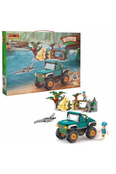 sunman oyuncak Jungle Wild Nature Exploration Team 29704 383 Pieces 00004428